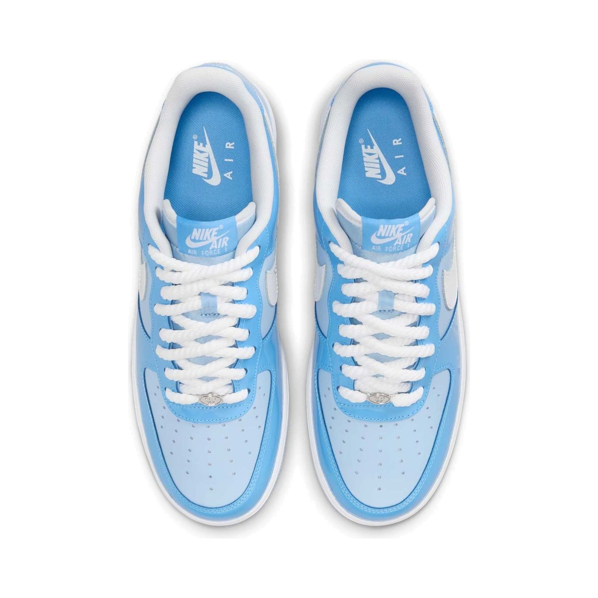 Nike Air Force 1 Low '07 LV8 'Psychic Blue White Patent' (HV9405-400)